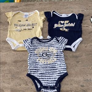 Set of Three Georgia Tech Onesies